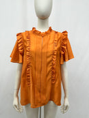 フリルブラウス