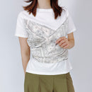 スカーフアレンジドッキングTシャツ