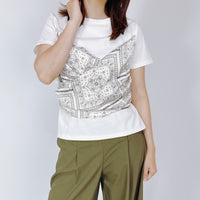 スカーフアレンジドッキングTシャツ