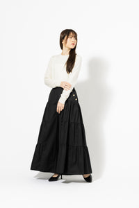ティアードフレア ワイドパンツ