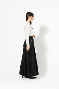 ティアードフレア ワイドパンツ