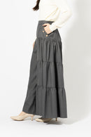 ティアードフレア ワイドパンツ